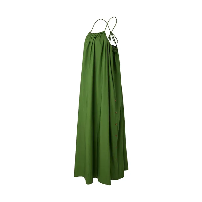 Kleid Arielle Baumwollpopeline | Grün