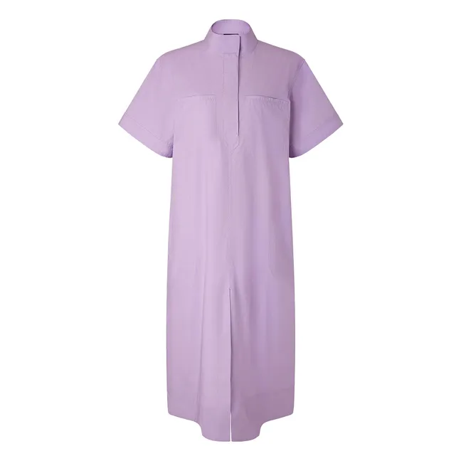 Andora Cotton Poplin Dress | Lilac