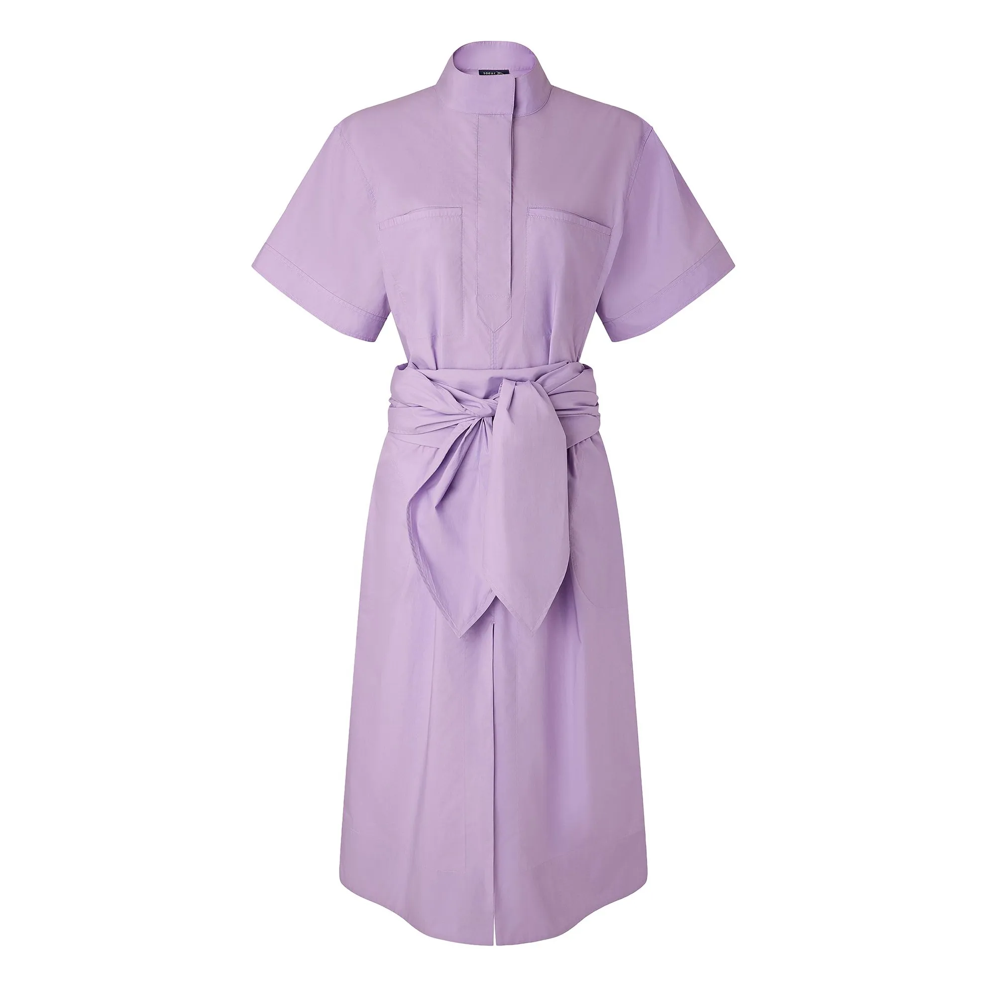 Soeur - Andora Cotton Poplin Dress - Lilac | Smallable
