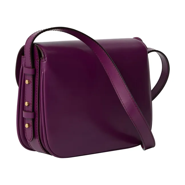 Mini bolso de piel Bellissima | Púrpura