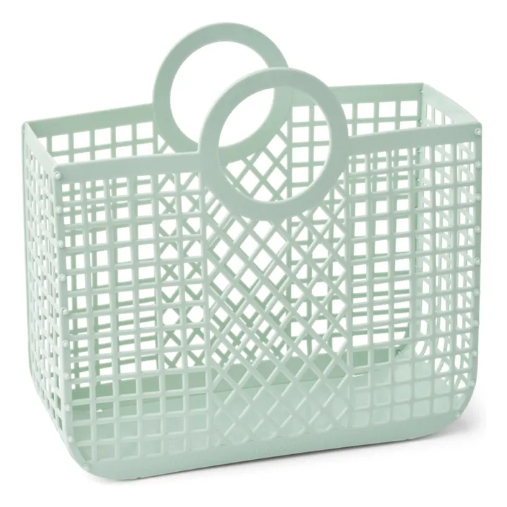 Cesta Bloom Materiales reciclados | Verde Menta- Imagen del producto n°0