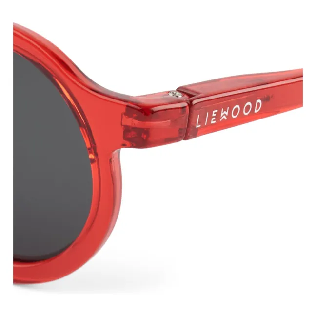 Gafas de sol de fibra reciclada Darla | Rojo