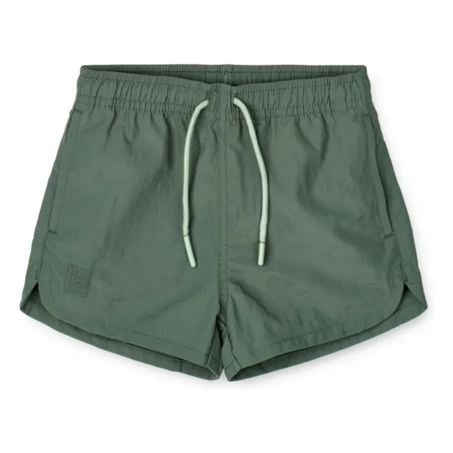 Pantaloncini da bagno Aiden in fibra riciclata | Verde foresta
