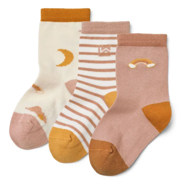 Set di 3 calzini da sogno | Rosa