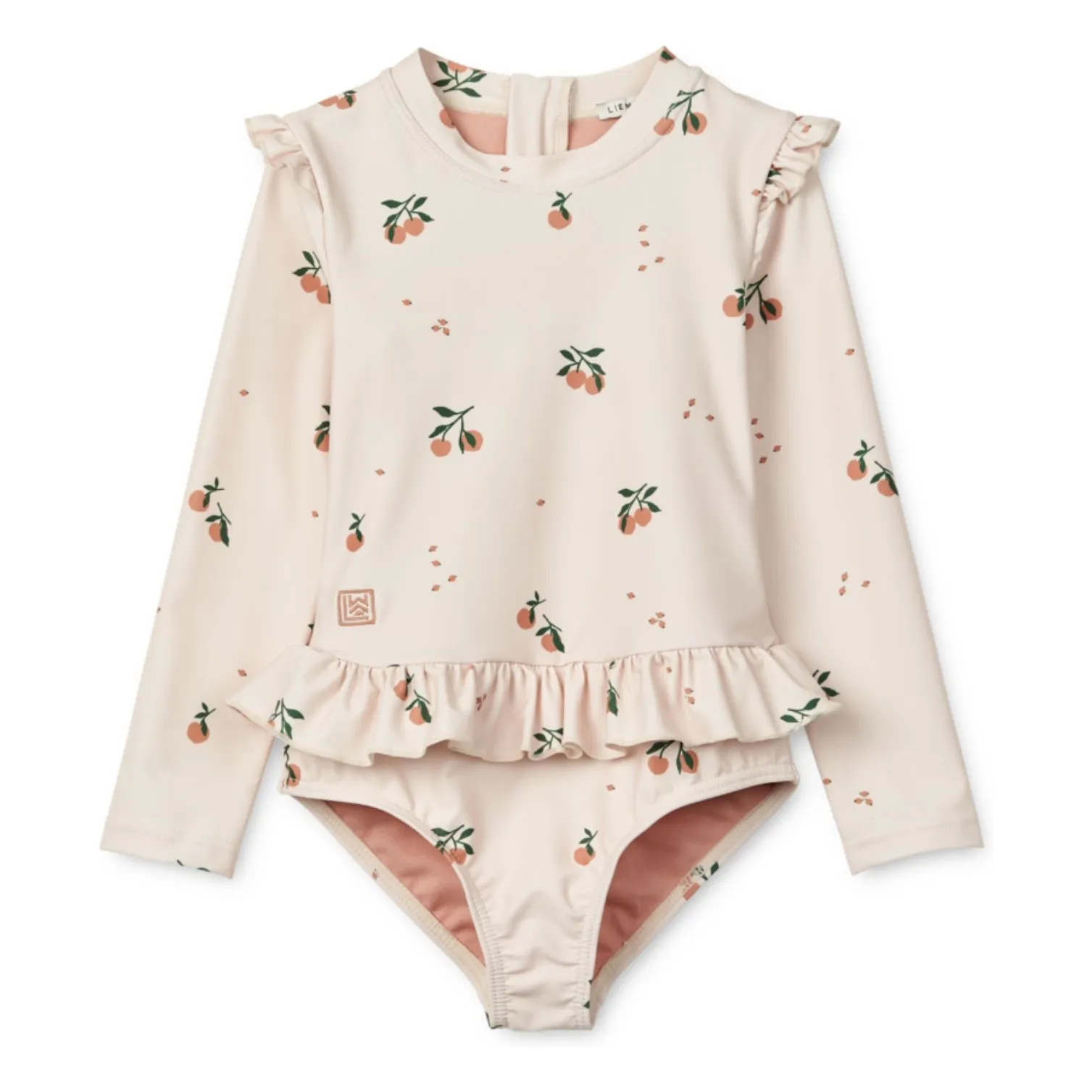 Maillot de Bain Sille Pêche | Rose poudré- Image produit n°0