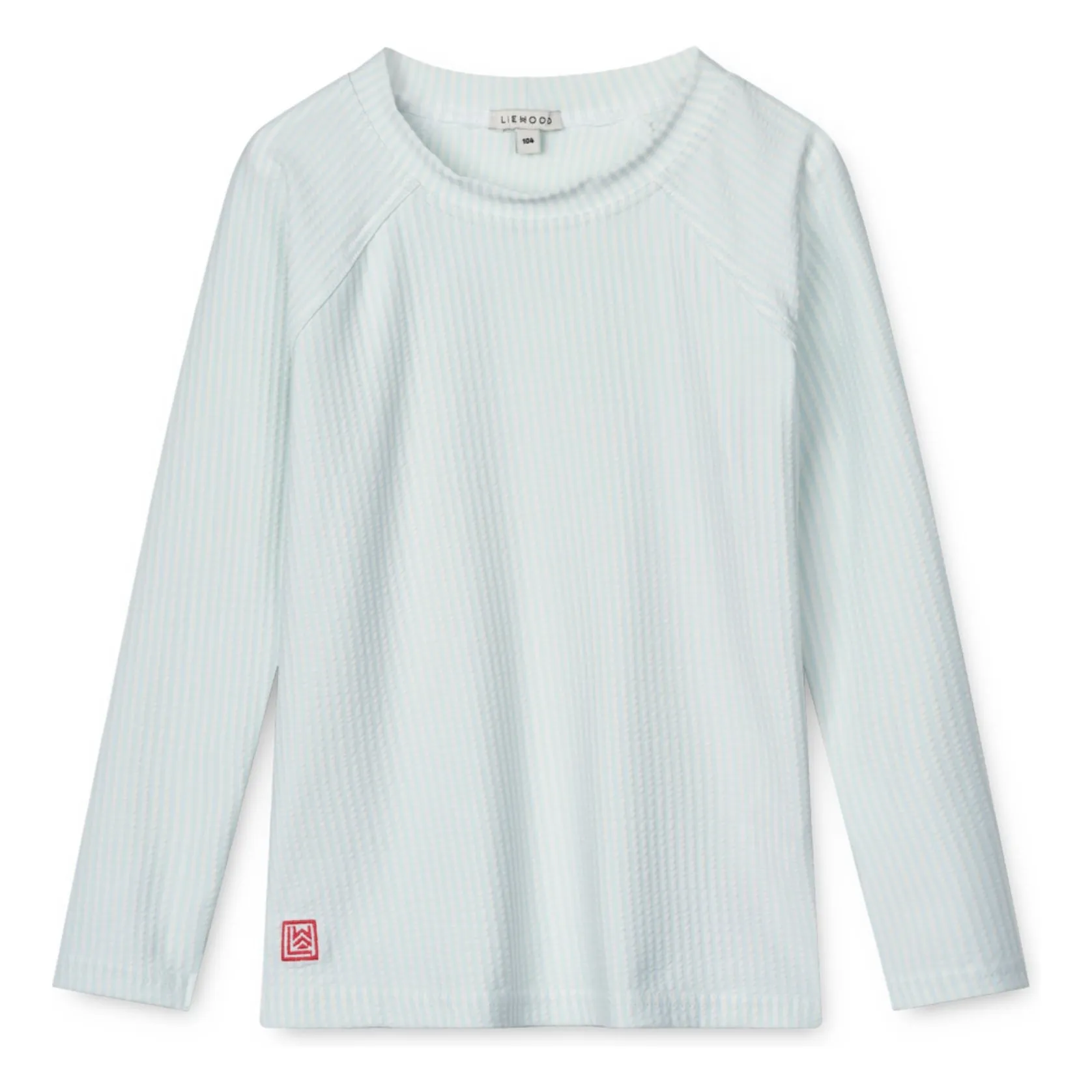 T-Shirt Anti-UV Noah Seersucker | Bleu ciel- Image produit n°0