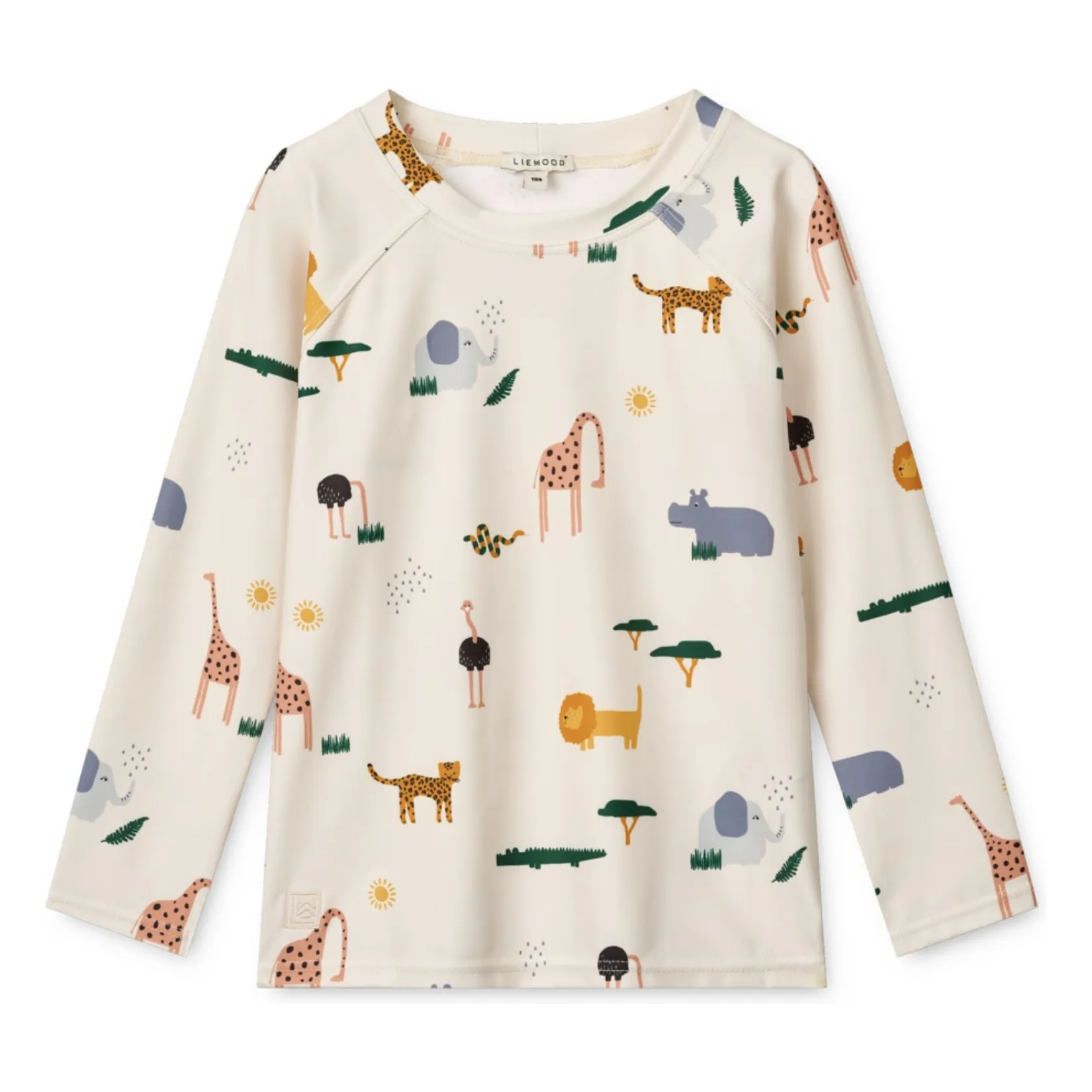 Liewood Ecru Noah Uv Protection T-Shirt Recycled Fibers