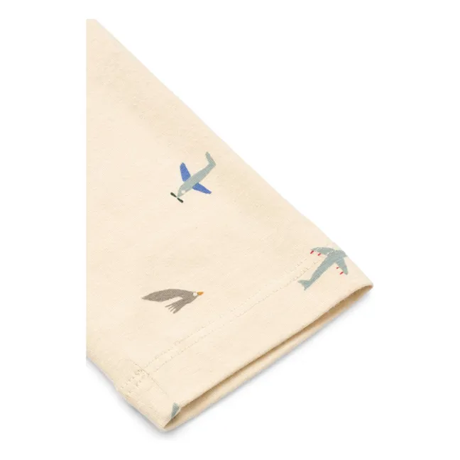 Malla de algodón orgánico Marie Aviator | Crema
