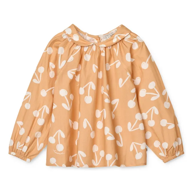 Blouse Rhea Coton Bio | Abricot