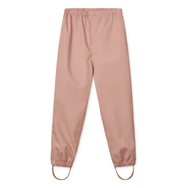 Set de lluvia de fibra reciclada Pedia | Rosa empolvado