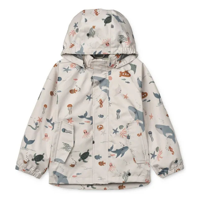 Set de lluvia de fibra reciclada Pedia | Arena