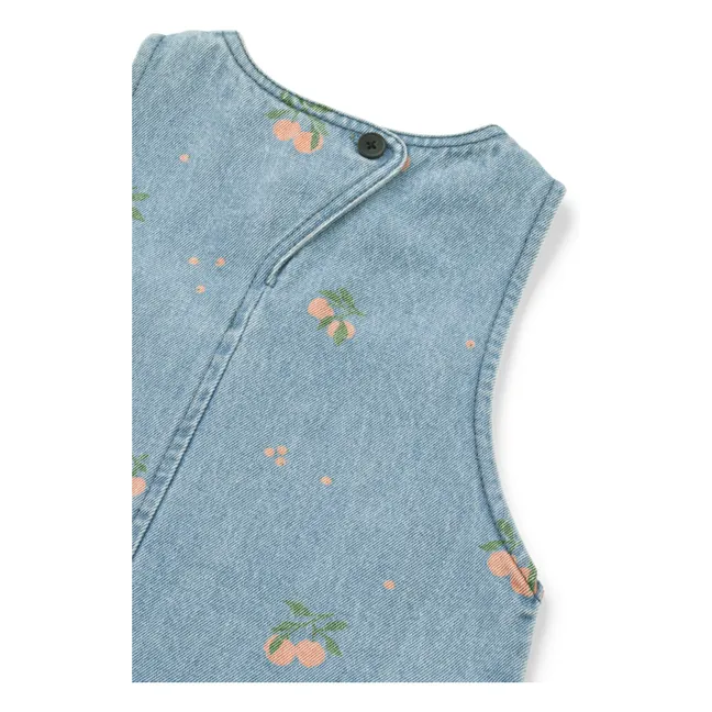 Vestido vaquero de algodón orgánico Angelica | Azul