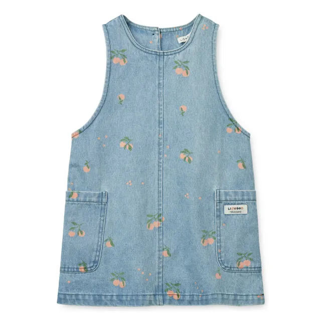 Vestido vaquero de algodón orgánico Angelica | Azul