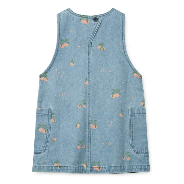 Vestido vaquero de algodón orgánico Angelica | Azul