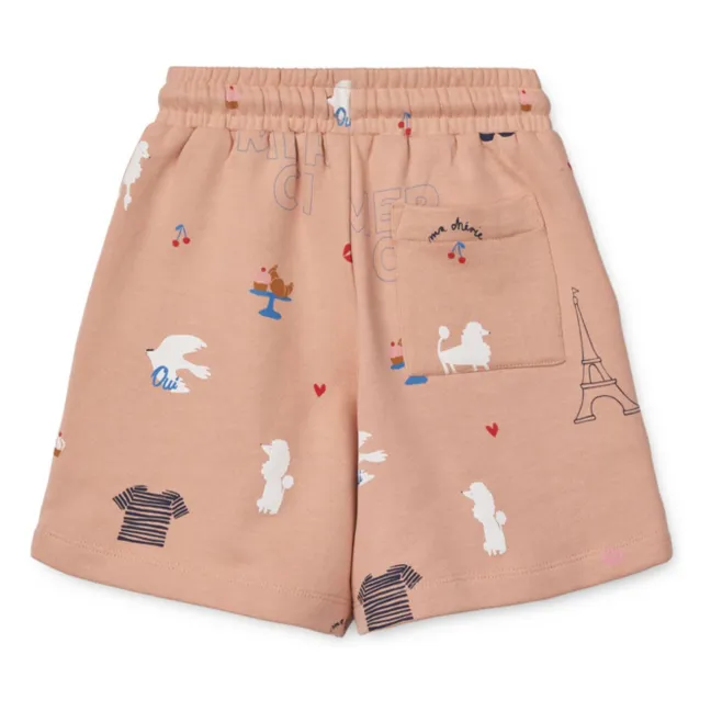 Short Gram Paris Molleton Bio | Rose pêche