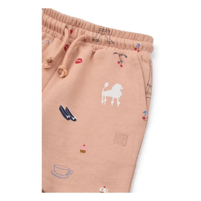 Short Gram Paris Molleton Bio | Rose pêche