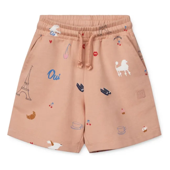 Short Gram Paris Molleton Bio | Rose pêche