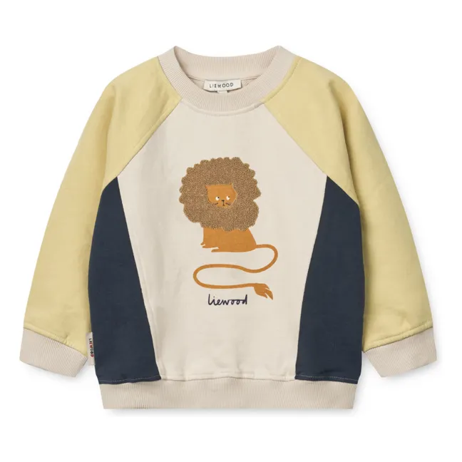 Felpa in cotone organico Aude Lion | Crema
