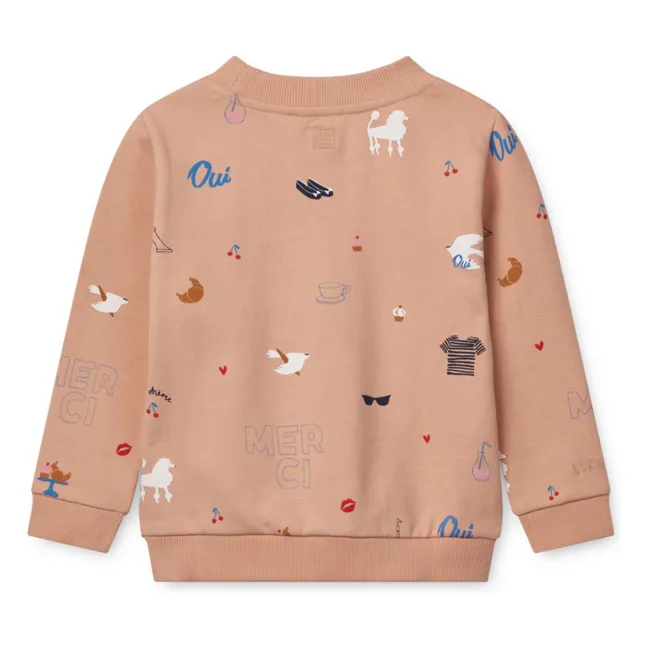 Felpa in cotone organico Thora Paris | Pesca