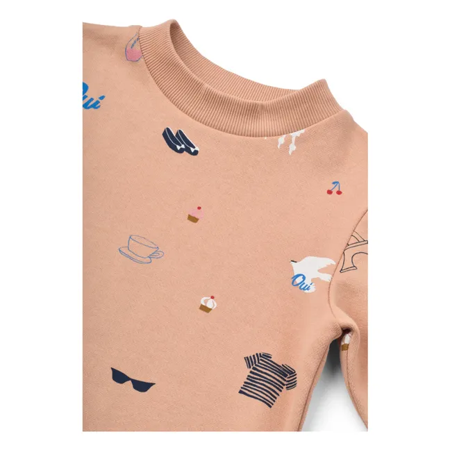 Felpa in cotone organico Thora Paris | Pesca