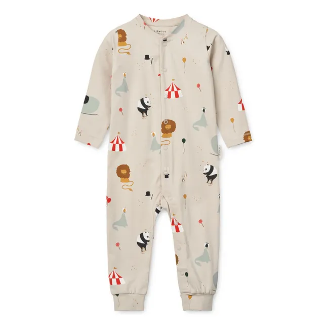 Pijama Birk de algodón orgánico | Arena
