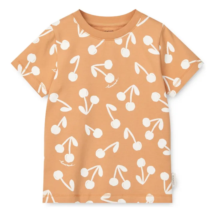 Ilford Cherry Pyjashort aus Bio-Baumwolle | Apricot- Produktbild Nr. 1