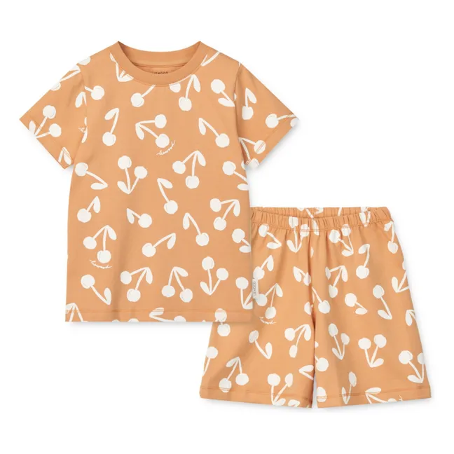 Pijama Ilford Cherry Algodón orgánico | Albaricoque