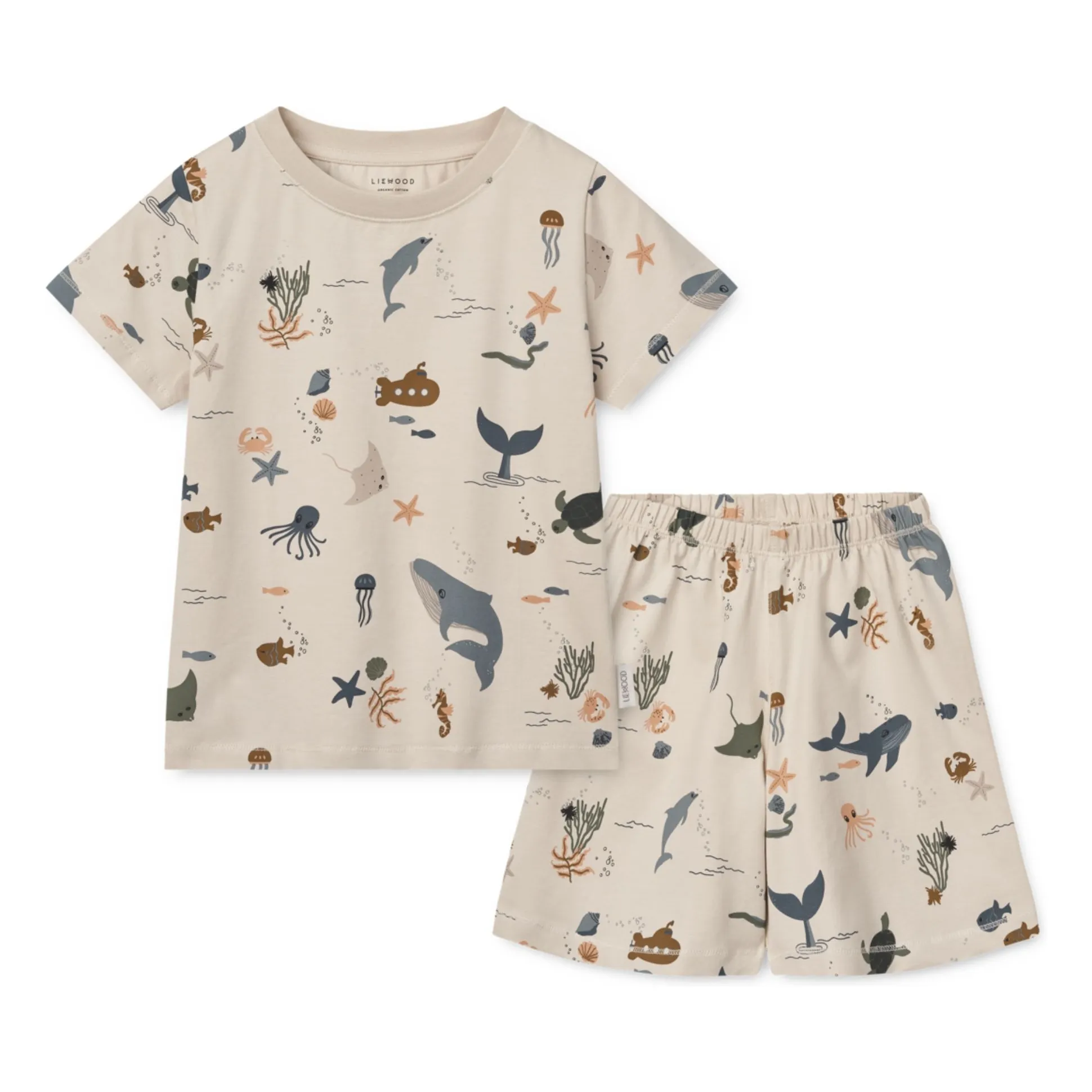 Liewood Sand Pyjashort Ilford Organic Cotton