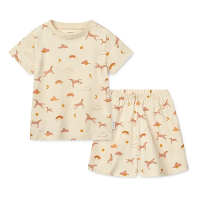 Pyjashort Ilford Dream Organic Cotton | Cream