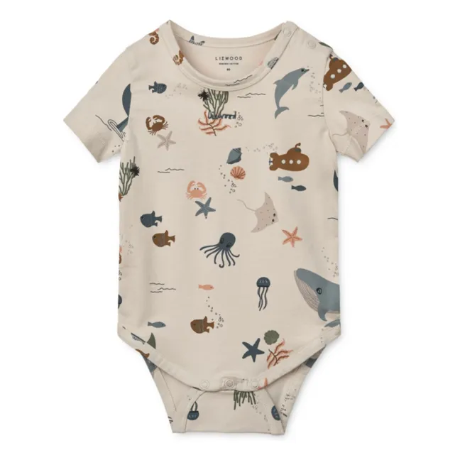 Body in cotone organico Yanni | Sabbia