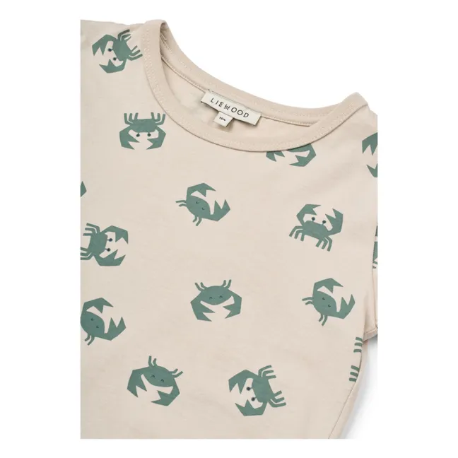 Camiseta de algodón ecológico Apia | Arena