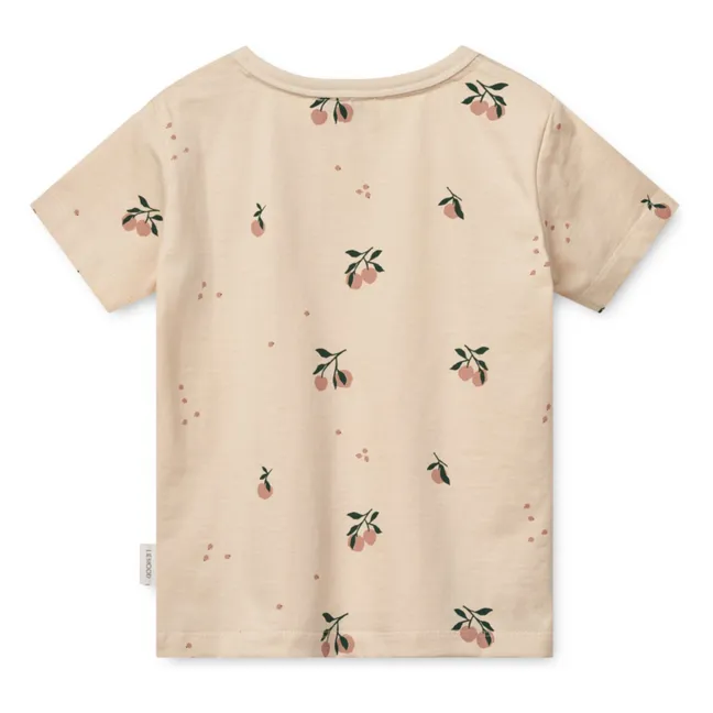 Camiseta de algodón ecológico Apia | Rosa empolvado