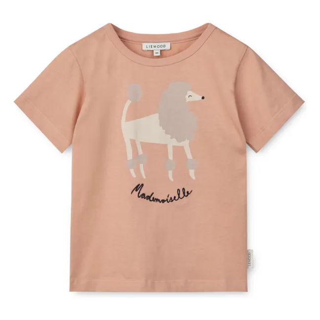 Apia Paris Camiseta Mademoiselle Algodón Ecológico | Rosa Melocotón