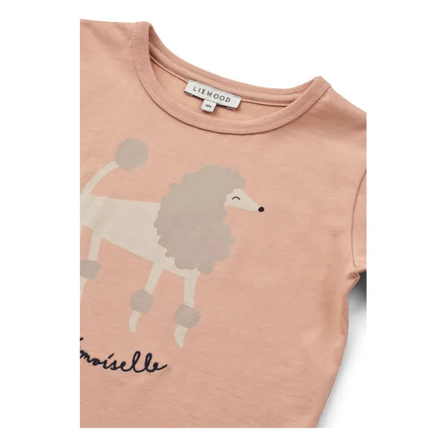 Apia Paris Camiseta Mademoiselle Algodón Ecológico | Rosa Melocotón