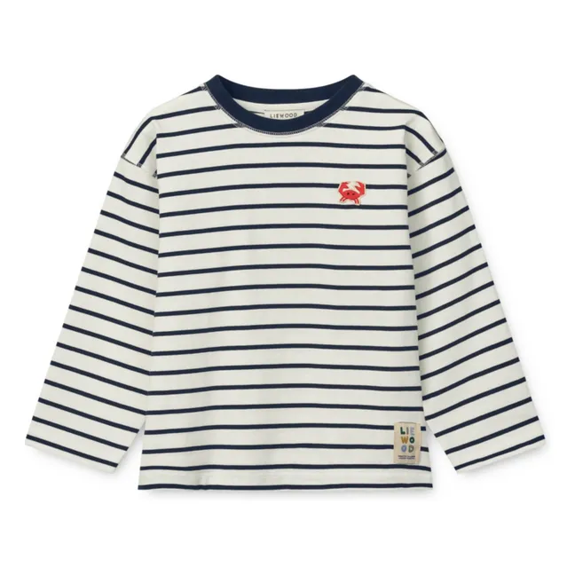 Camiseta Tyler de algodón ecológico | Azul Marino
