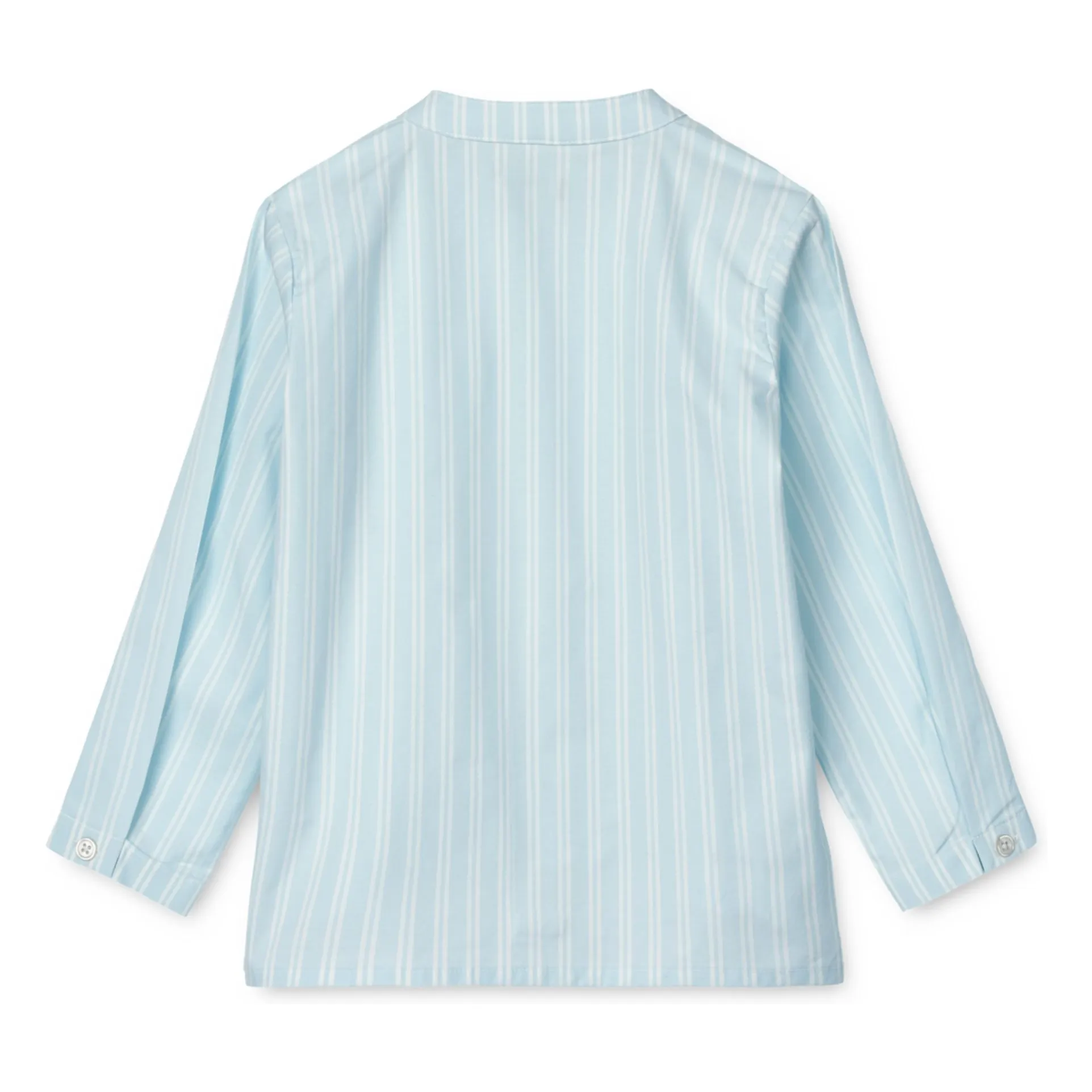 Kurta Ashton Coton Bio | Bleu ciel- Image produit n°2