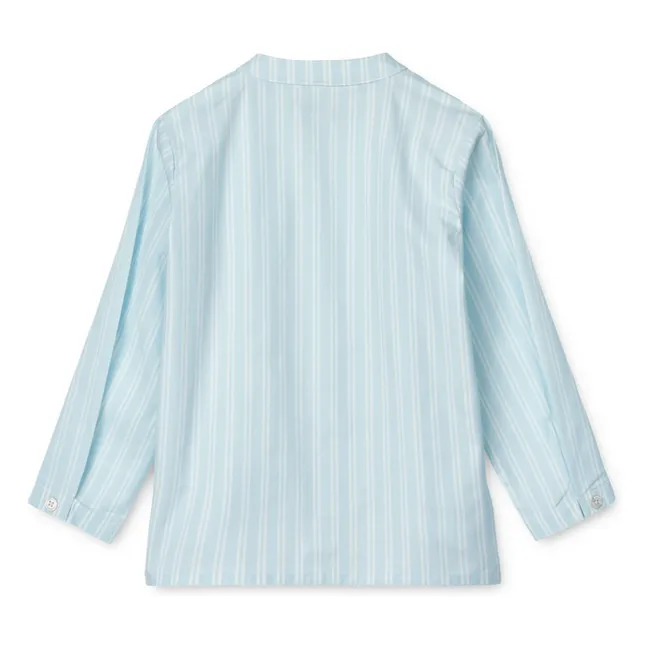 Kurta Ashton Coton Bio | Bleu ciel
