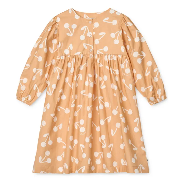 Kleid Ariana Bio-Baumwolle | Apricot
