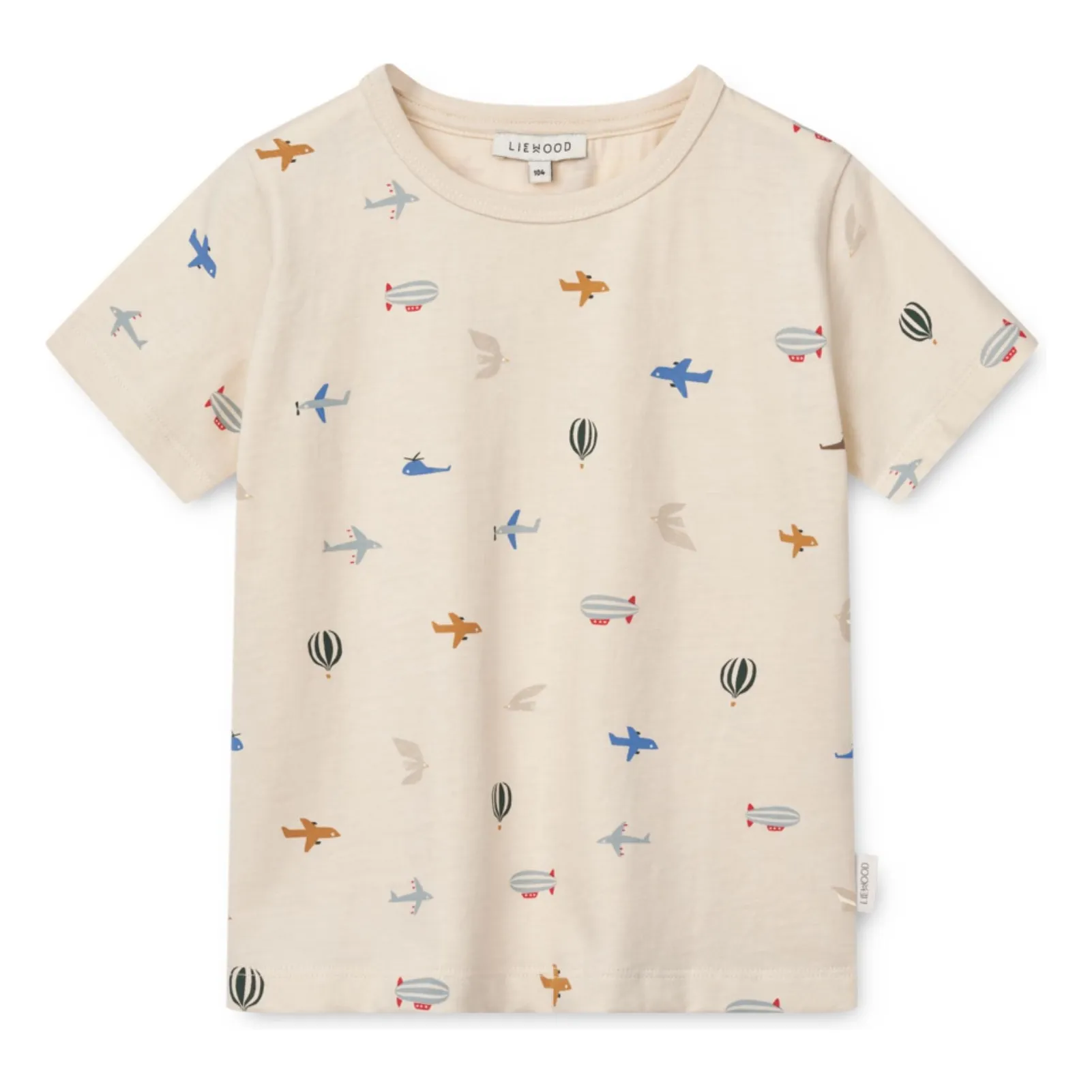 Liewood Cream Apia Aviator Organic Cotton T-Shirt