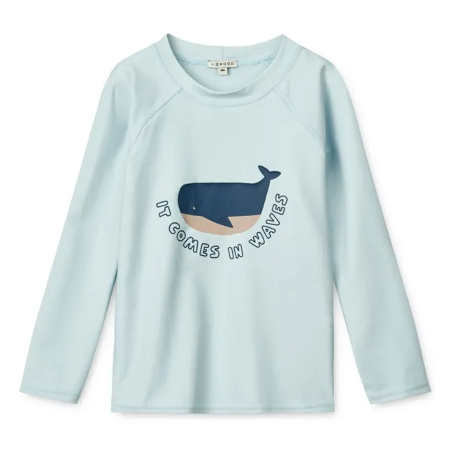 Camiseta con protección UV Noah Fibras recicladas | Azul Cielo