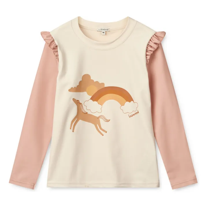 T-Shirt Anti-UV Tenley Fibres Recylées | Rose pêche- Image produit n°0