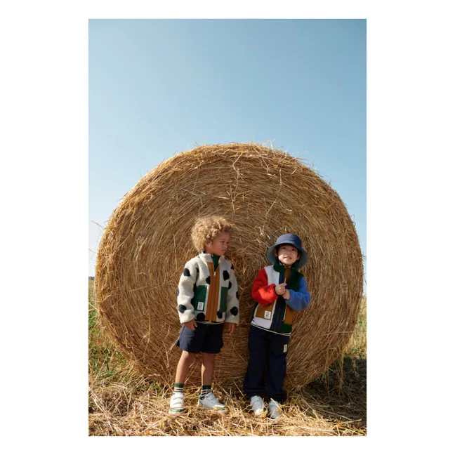 Chaqueta polar de fibra reciclada Noam | Verde