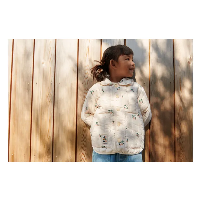 Bea Pêche Recycled Fiber Jacket | Ecru