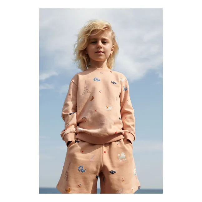 Felpa in cotone organico Thora Paris | Pesca