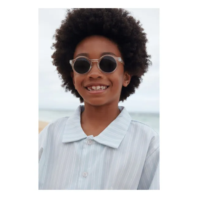 Set aus Hemd und Shorts Leona Bio-Baumwolle | Hellblau