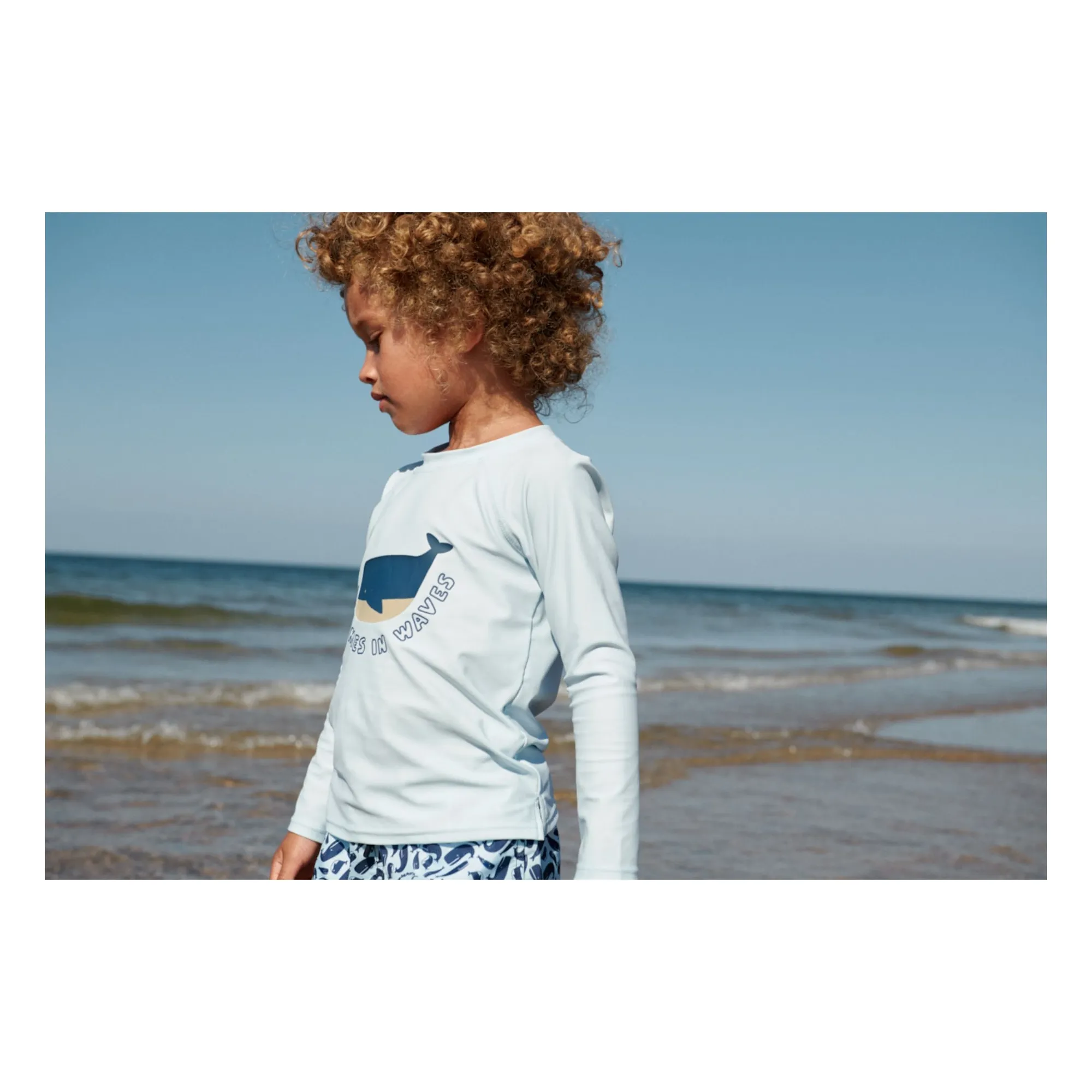 T-Shirt Anti-UV Noah Fibres Recyclées | Bleu ciel- Image produit n°2