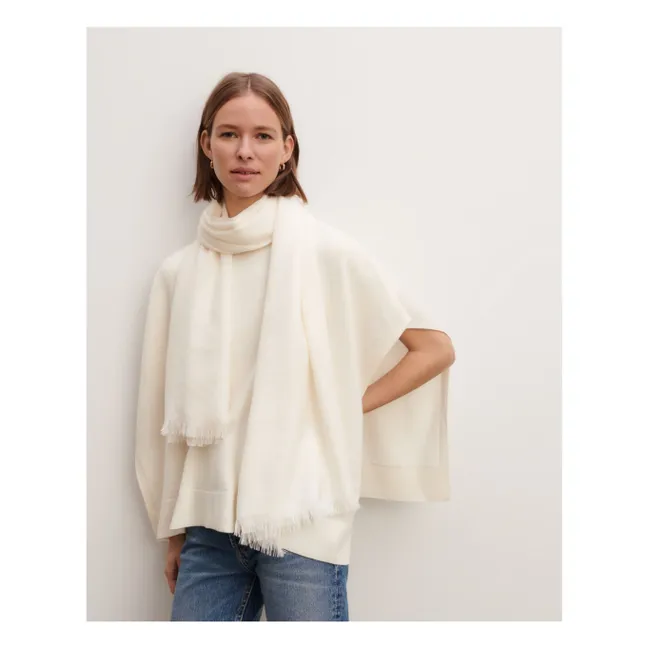 Stola in voile di cachemire | Naturale