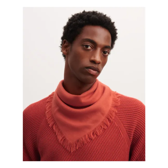 Mini Quadrat Twill Kaschmir | Rot