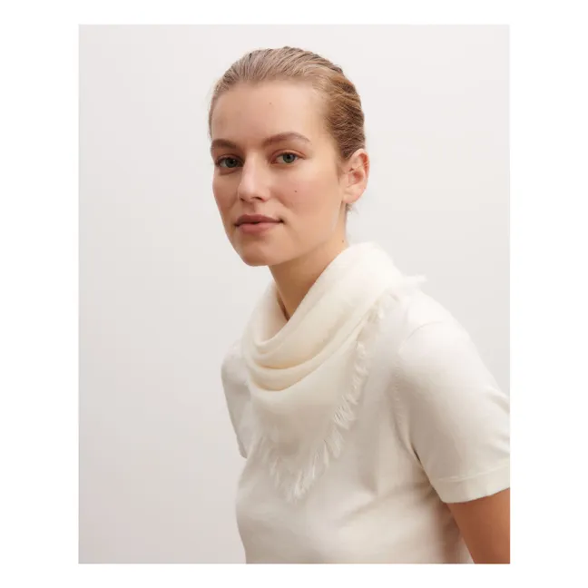 Mini Quadrat Twill Kaschmir | Natur