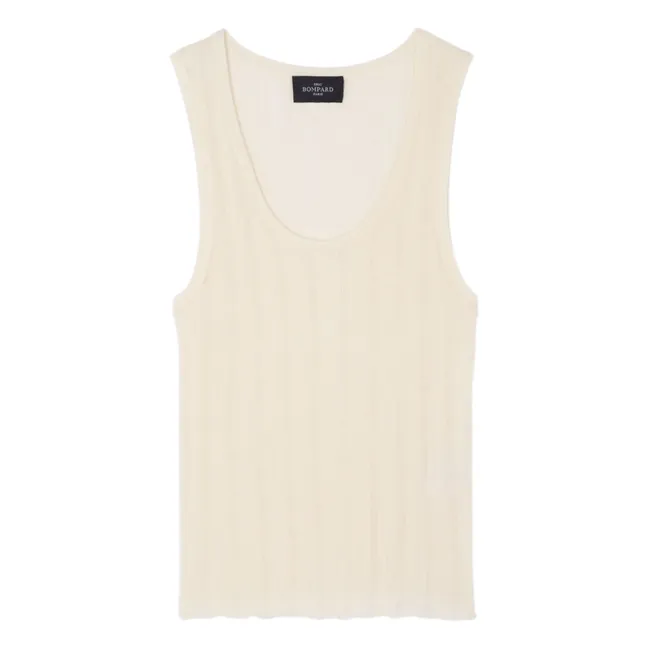 Ribbed Tank Top | Cream